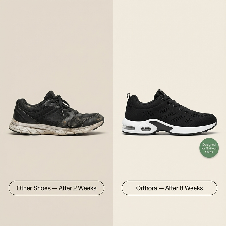 Orthora Pro – 12-Hour Comfort Shoes for Heel &amp; Plantar Fasciitis Relief (Unisex) (BOGO)