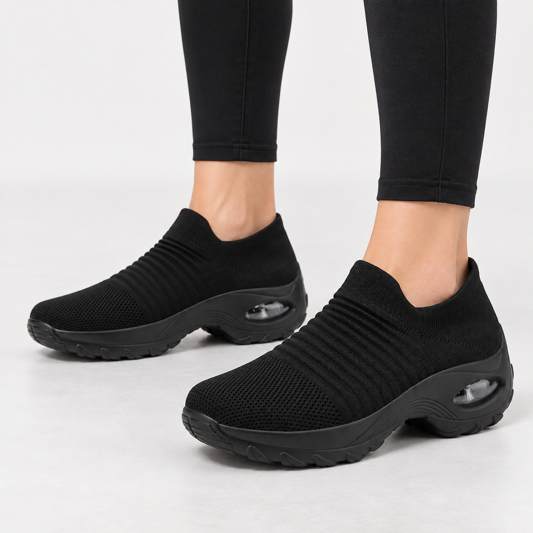 Breathable No-Tie Stretch Shoes