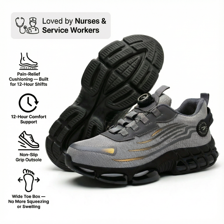 Healthy &amp; Protective Steel Toe Sneakers
