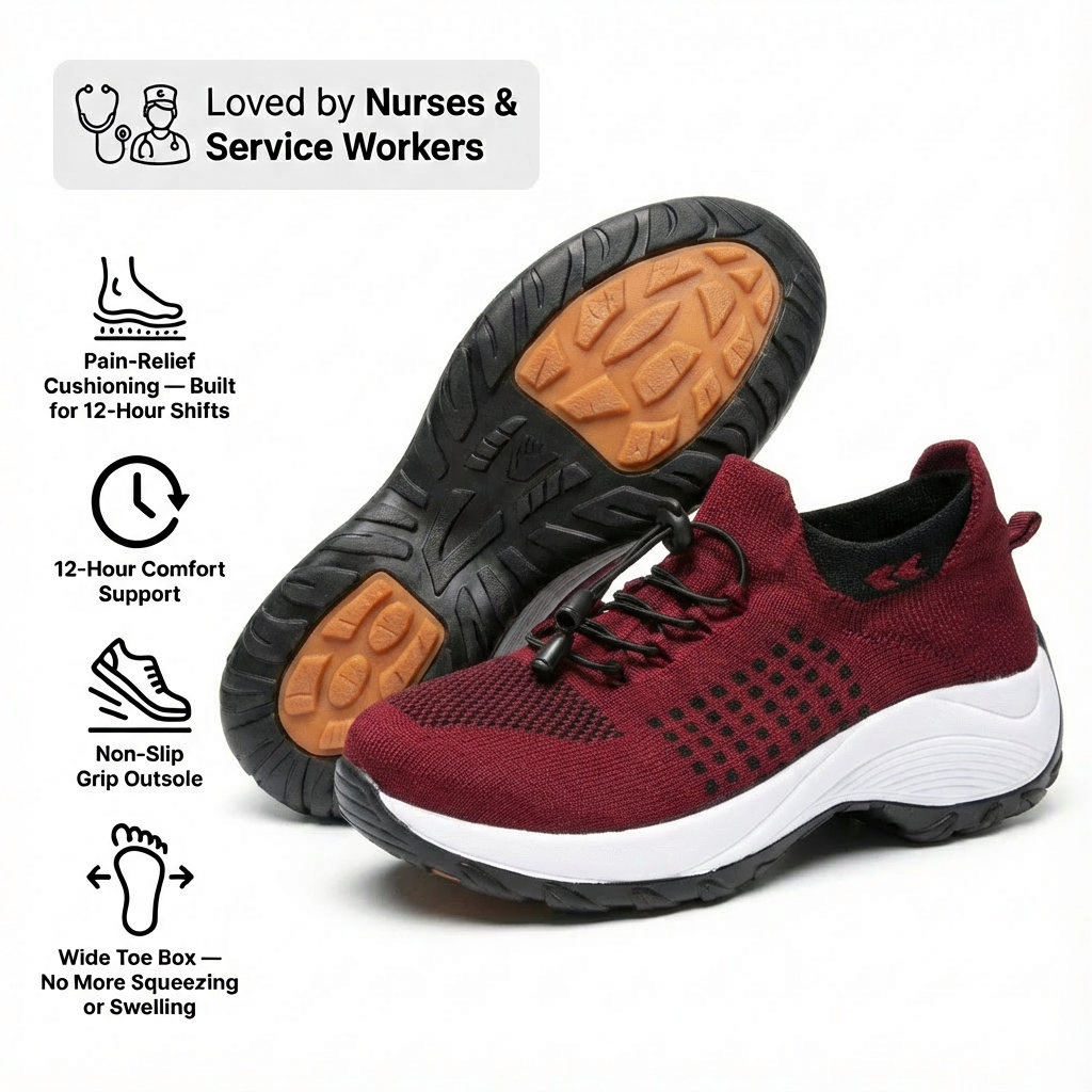 ShiftPro – 12-Hour Shift Shoes for All-Day Foot, Knee &amp; Back Pain Relief