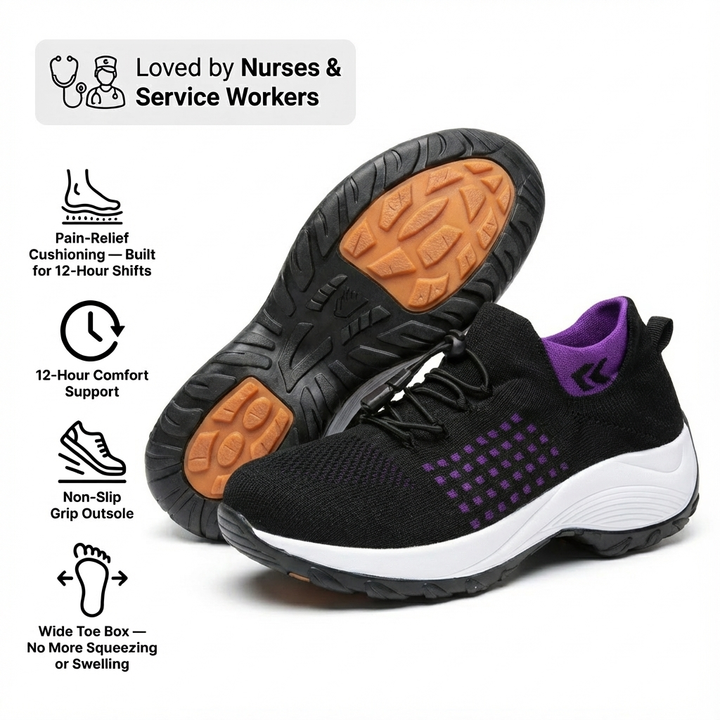ShiftPro – 12-Hour Shift Shoes for All-Day Foot, Knee &amp; Back Pain Relief